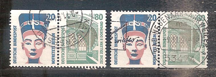 BRD 1398+1342 W 95-96, Ophalen of Verzenden, BRD, Gestempeld