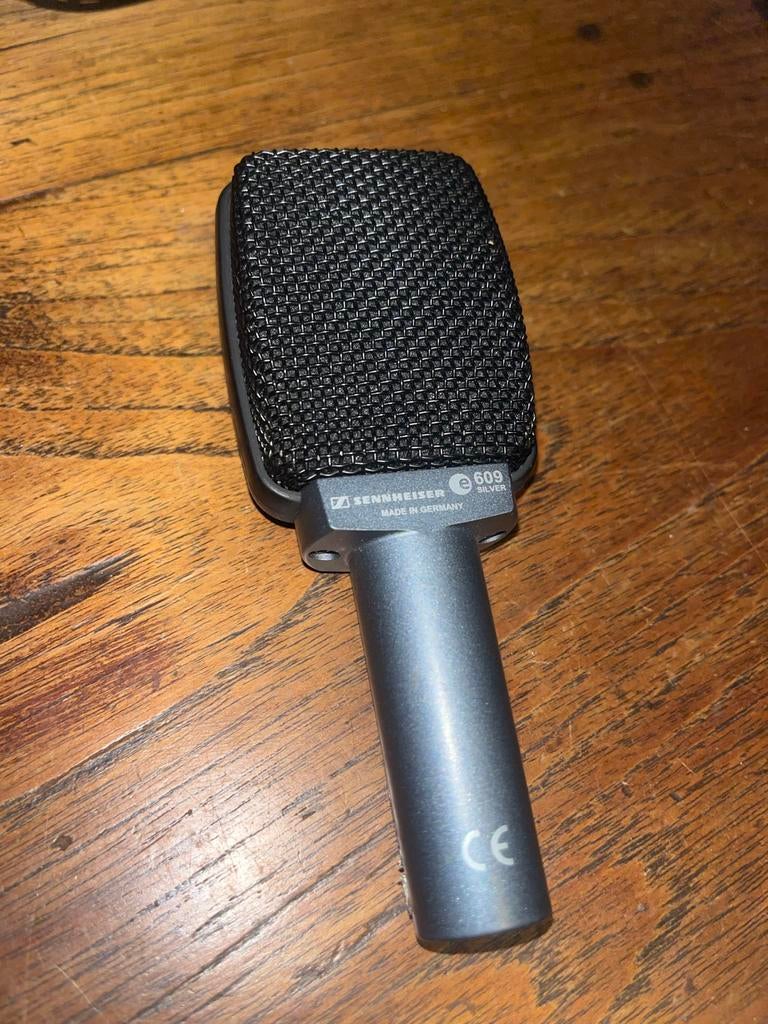 Sennheiser e609 microfoon, Muziek en Instrumenten, Microfoons, Ophalen of Verzenden, Gebruikt, Instrumentmicrofoon