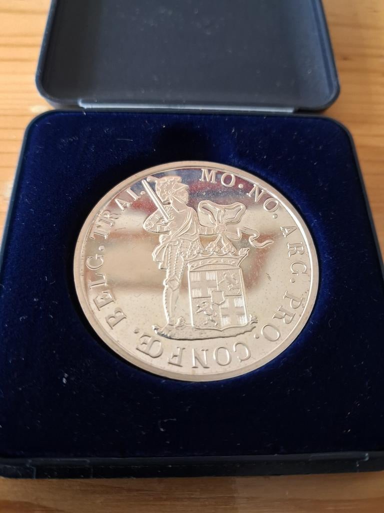 Zilveren herslag van dukaat 1816, Ophalen of Verzenden, Zilver