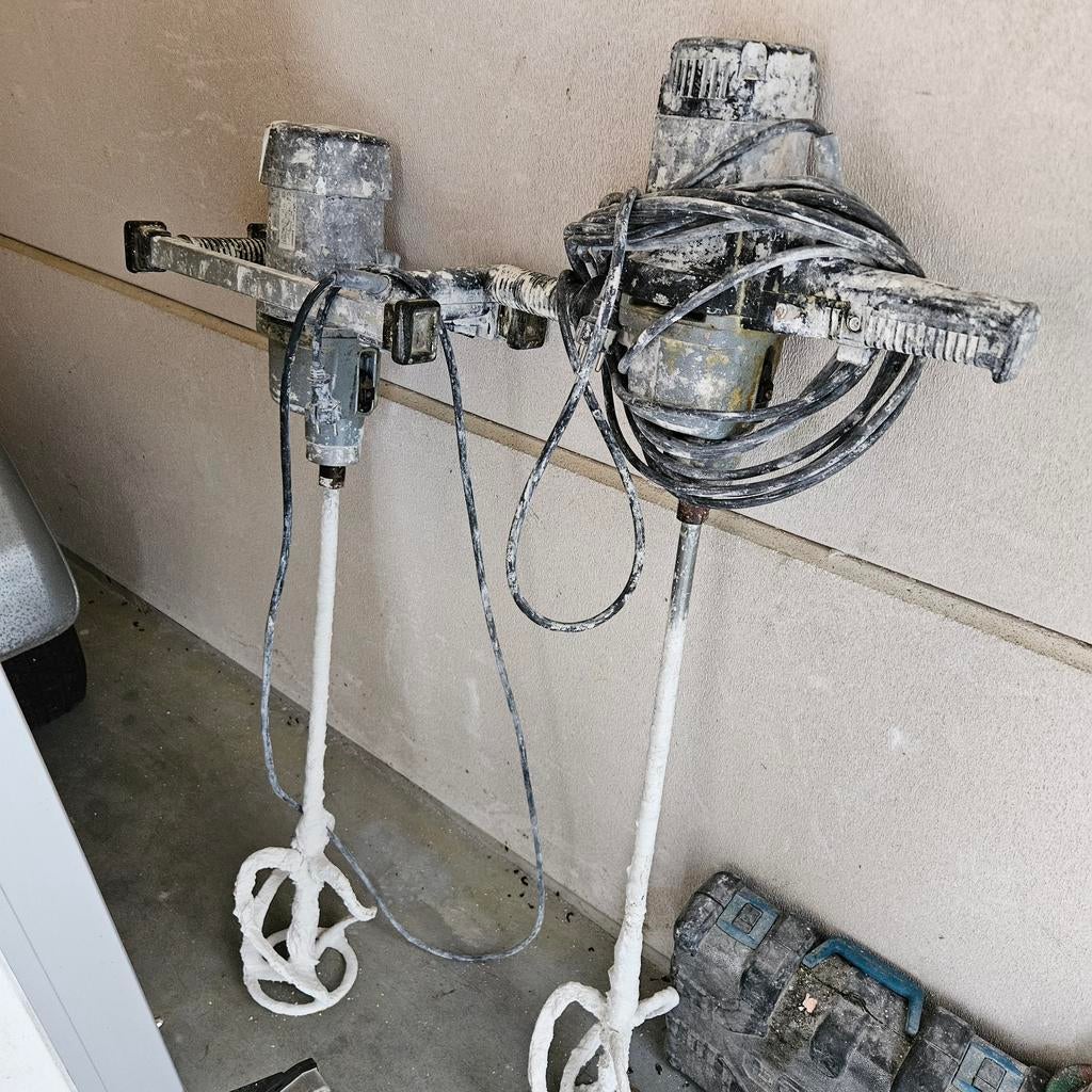 Mixers Swinko  stukadoors 2 stuks, Ophalen of Verzenden, Gebruikt