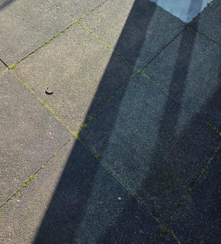 70 Betontegels 60x60, Tuin en Terras, Tegels en Klinkers, Gebruikt, Terrastegels, Beton, Ophalen