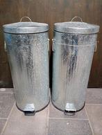 2 prullenbakken, Ophalen of Verzenden, Gebruikt, Minder dan 50 cm