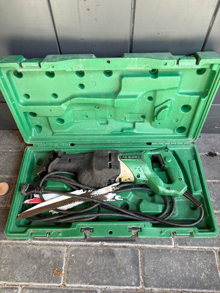 Hikoki CR 13V2 Reciprozaag - Krachtig en Betrouwbaar, Gebruikt, 70 mm of meer, 600 tot 1200 watt, Ophalen of Verzenden