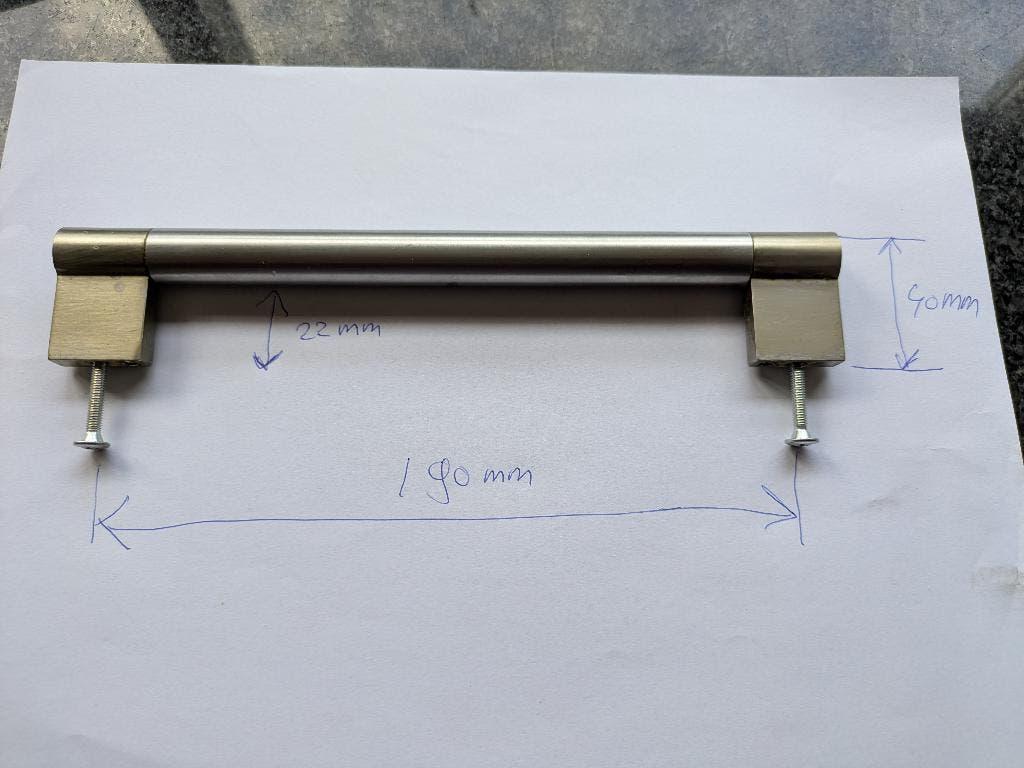 keuken handgreep, Ophalen, Minder dan 50 cm, Gebruikt, Minder dan 25 cm