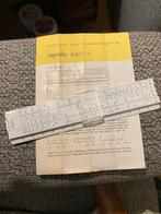 Aristo Rekenliniaal in leren  etui, Ophalen of Verzenden