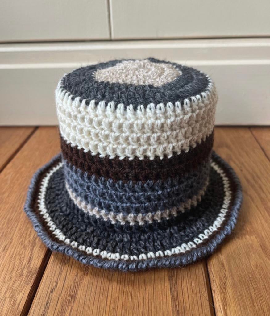 Toiletrolhoedje hoedenplankhoedje beige bruin hoesje wc-rol, Ophalen of Verzenden, Zo goed als nieuw