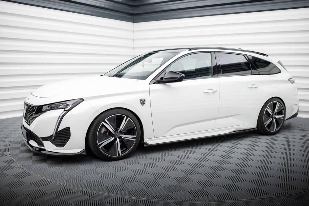 Voorlip sideskirts spoilercap diffuser Peugeot 308 GT SW 21+