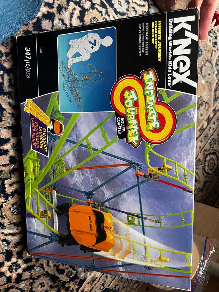 K'nex Achtbaan - Infinite Journey Roller Coaster, Kinderen en Baby's, Speelgoed | Bouwstenen, Zo goed als nieuw, K'nex, Ophalen