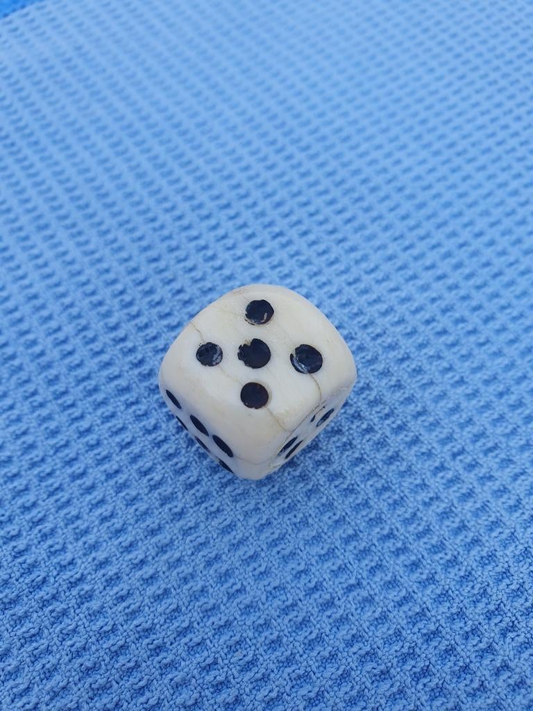 Antieke dobbelsteen, Ophalen of Verzenden