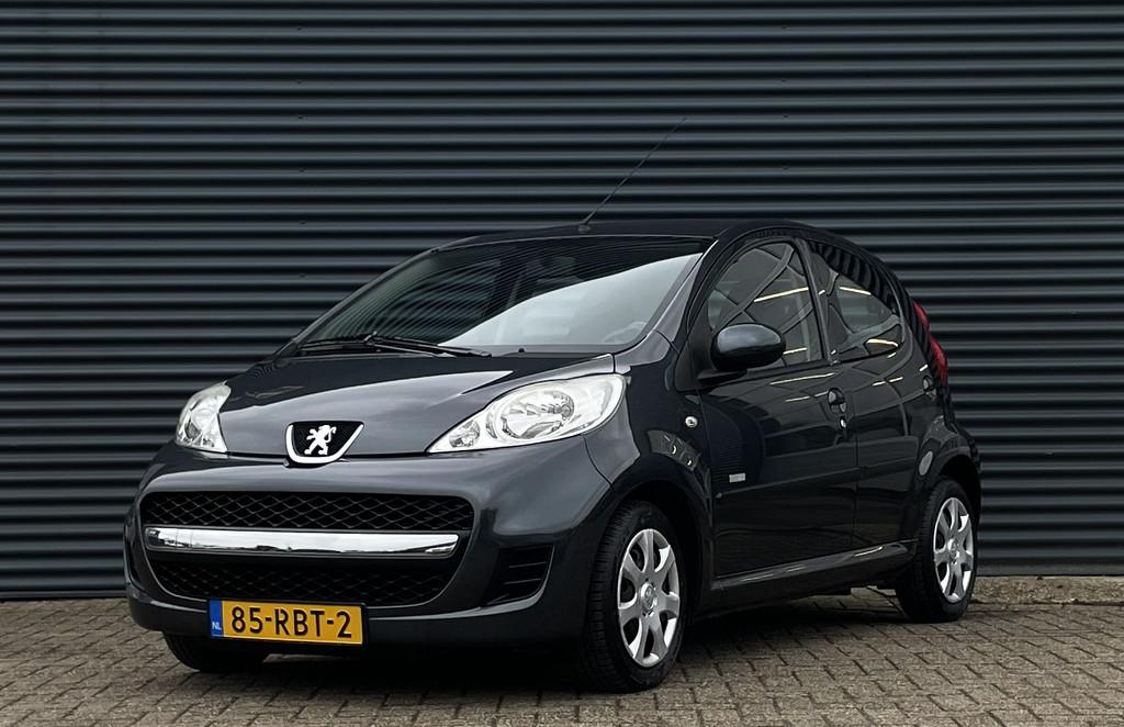 Peugeot 107 1.0 12V 5DRS AUT/Airco/85000KM, Euro 5, Stof, Gebruikt, 4 stoelen