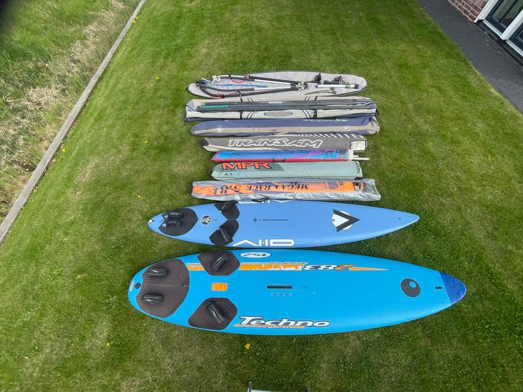 Complete surfset, Ophalen, 250 tot 300 cm, Met draagtas, Complete set