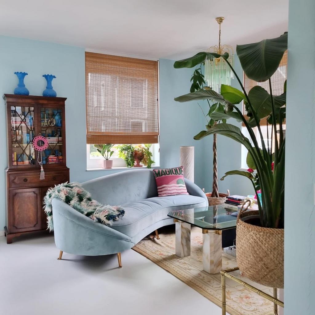 Eyecatcher Zitbank van Fluweel - 240x100x70 cm, Huis en Inrichting, Banken | Bankstellen, Ophalen, Gebruikt, Design, 75 tot 100 cm