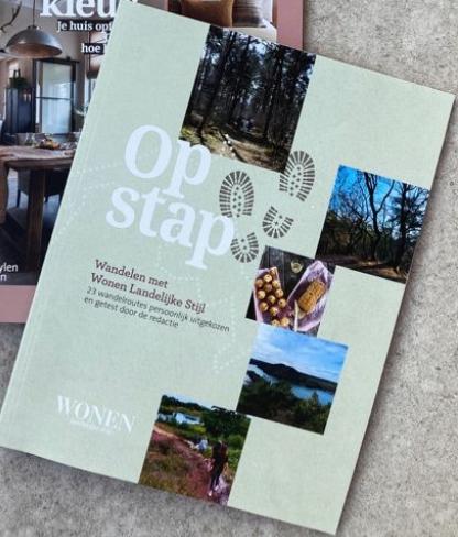 Op stap - wandelen met wonen landelijke stijl, Boeken, Tijdschriften en Kranten, Verzenden, Gelezen, Sport en Vrije tijd