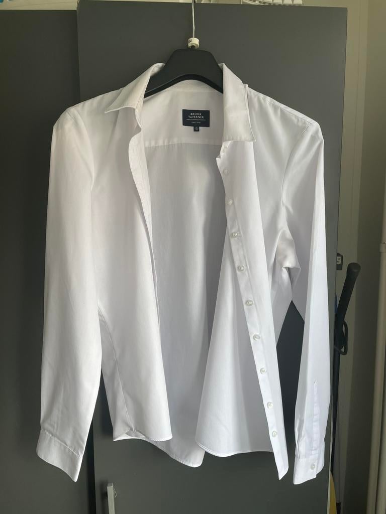2x blouse/1 broek voor opleiding MBO Rijnland beveiliger 2, Ophalen of Verzenden, Zo goed als nieuw, Maat 42/44 (L), Wit