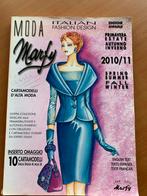 Marfy Italiaans Mode Patroonboek 2010/2011 inc 3 patronen, Hobby en Vrije tijd, Kledingpatronen, Overige merken, Vrouw, Ophalen of Verzenden