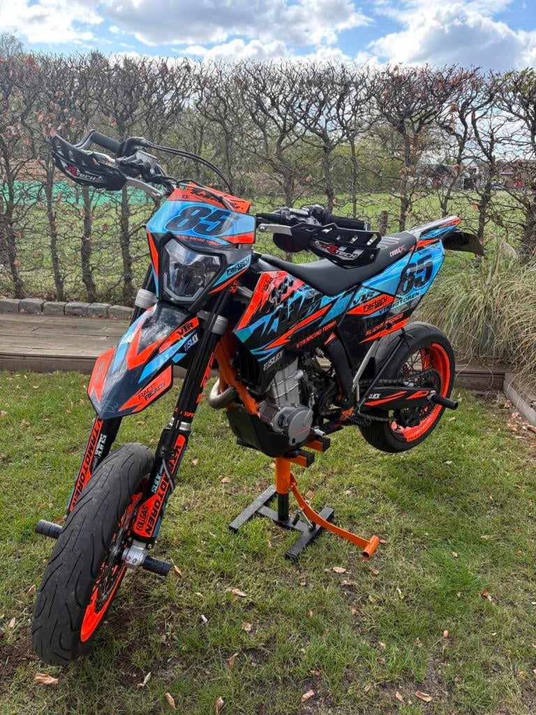 *BLIKVANGER* KTM EXC 450 supermoto A2, Motoren, 450 cc, Sportuitlaat, Particulier, Minimaal motorrijbewijs A2