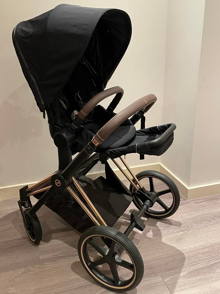 Cybex Priam Kinderwagen rose Compleet - Zo goed als nieuw, Overige merken, Ophalen of Verzenden, Zo goed als nieuw, Combiwagen