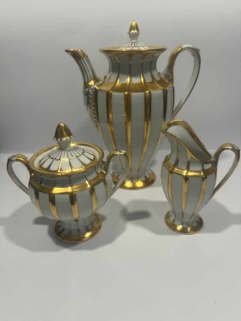 Regal German Furstenberg Grecque Athena koffieservies, Antiek en Kunst, Ophalen of Verzenden