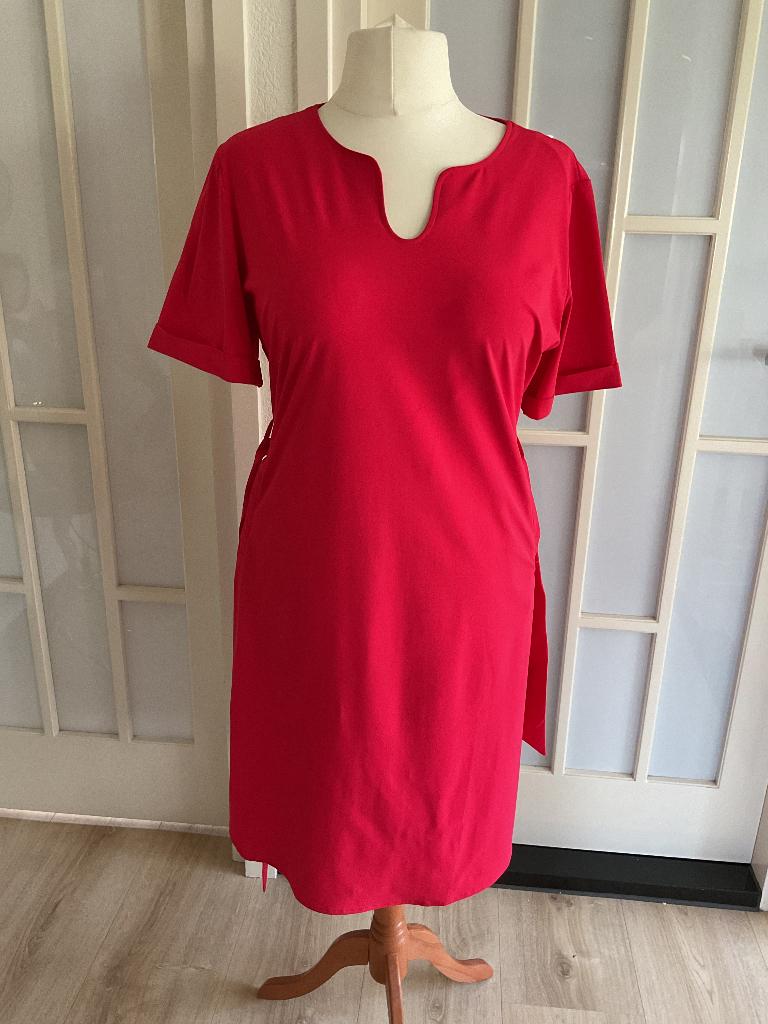 Mi piace Jurk mt.xxl travelstof, Mi Piace, Maat 46/48 (XL) of groter, Ophalen of Verzenden, Zo goed als nieuw