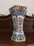 Plateel vaas, antiek, 27 cm, Ophalen of Verzenden