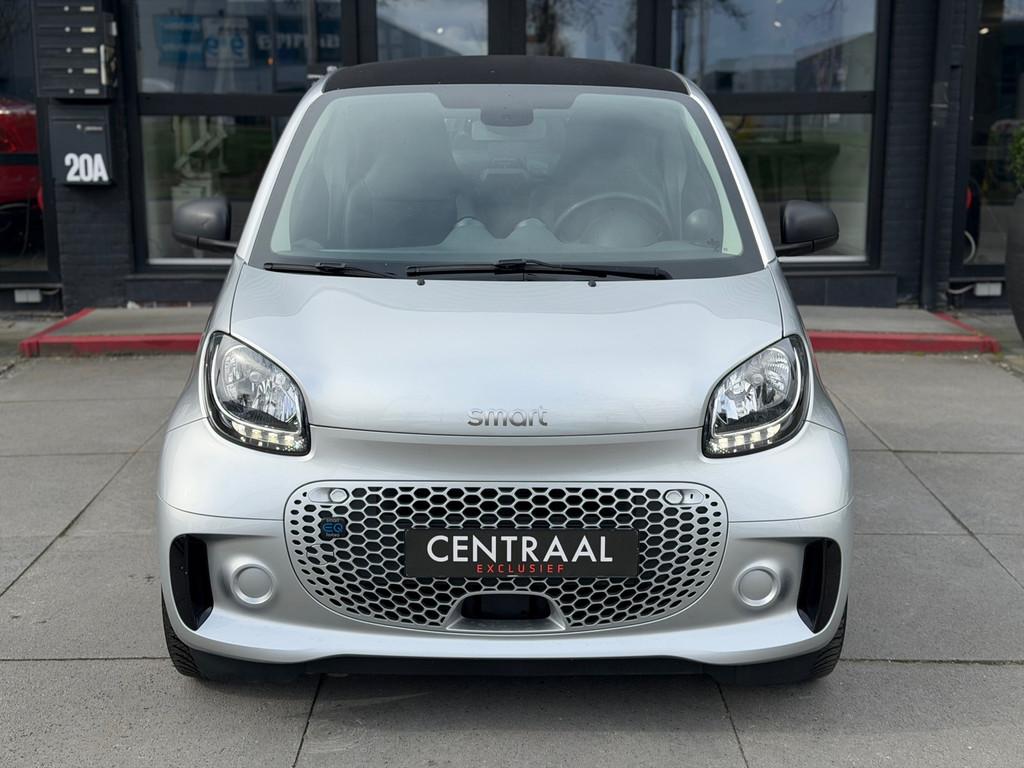 Smart Fortwo EQ Comfort 18 kWh Leder|Stoelverwarming|Cruisco, Auto's, Smart, Automaat, Achterwielaandrijving, Zwart, 132 km