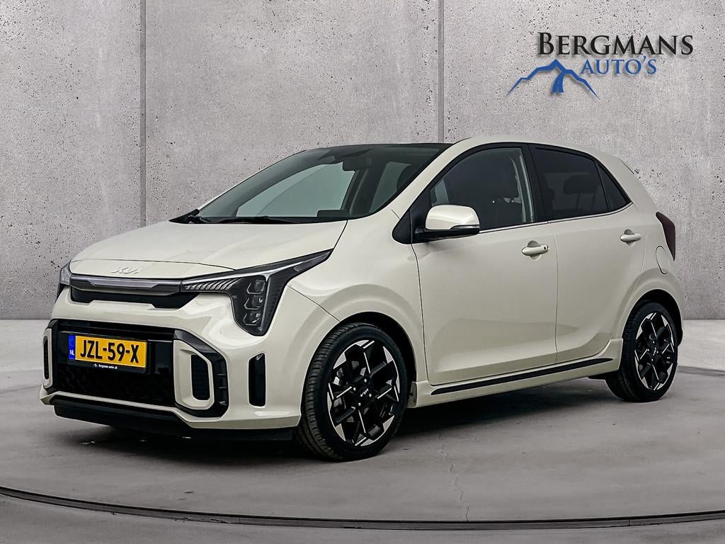 Kia Picanto 1.0 DPI GT-Line // KEYLESS // LEDER // DEALER ON, Auto's, Kia, Bedrijf, Te koop, Picanto, ABS, Achteruitrijcamera