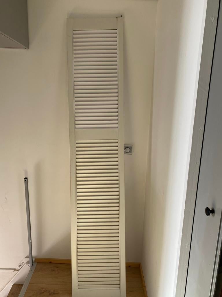 Louvredeuren 2 stuks, Ophalen, Gebruikt, Binnendeur, 200 tot 215 cm