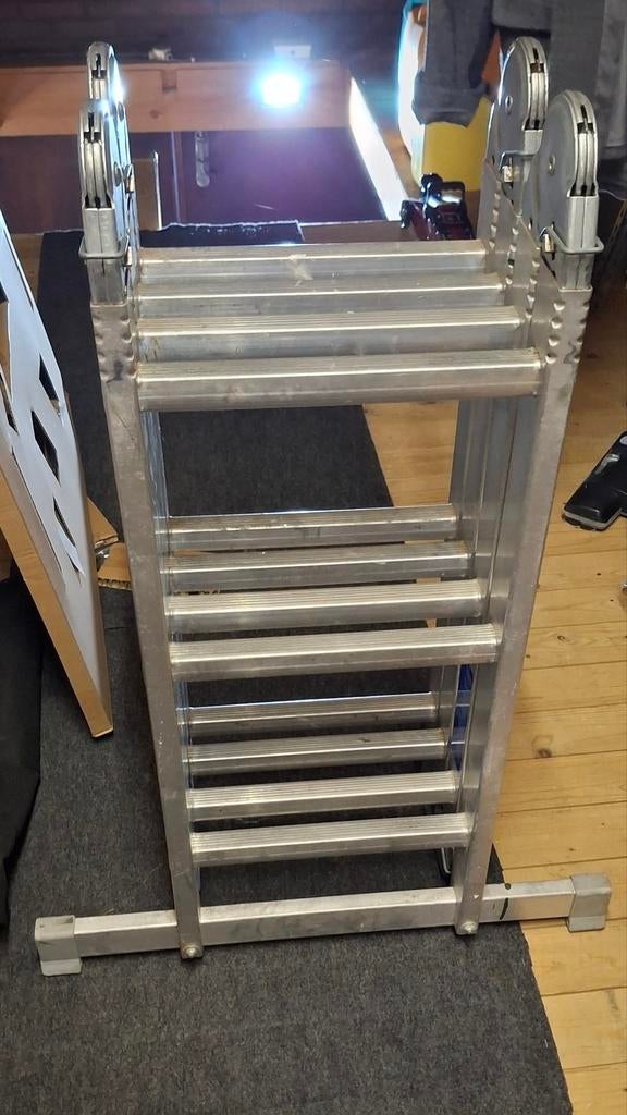 Vouwbare ladder, Ophalen