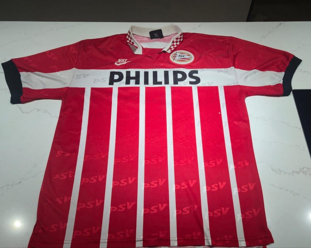 matchworn PSV shirt 1995-1996, Phillip Cocu, Sport en Fitness, Voetbal, Maat XL, Ophalen of Verzenden, Shirt