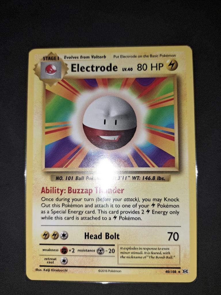 Electrode evolutions. Rare. Nm, Ophalen of Verzenden, Nieuw, Losse kaart, Foil