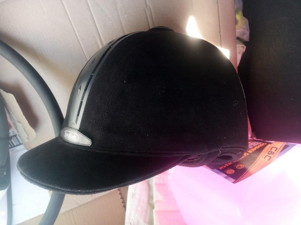 Kavalkade cap maat 57 te koop. Zwart, Dieren en Toebehoren, Paardrijkleding, Dressuur, Nieuw, Kinderen, Ophalen of Verzenden