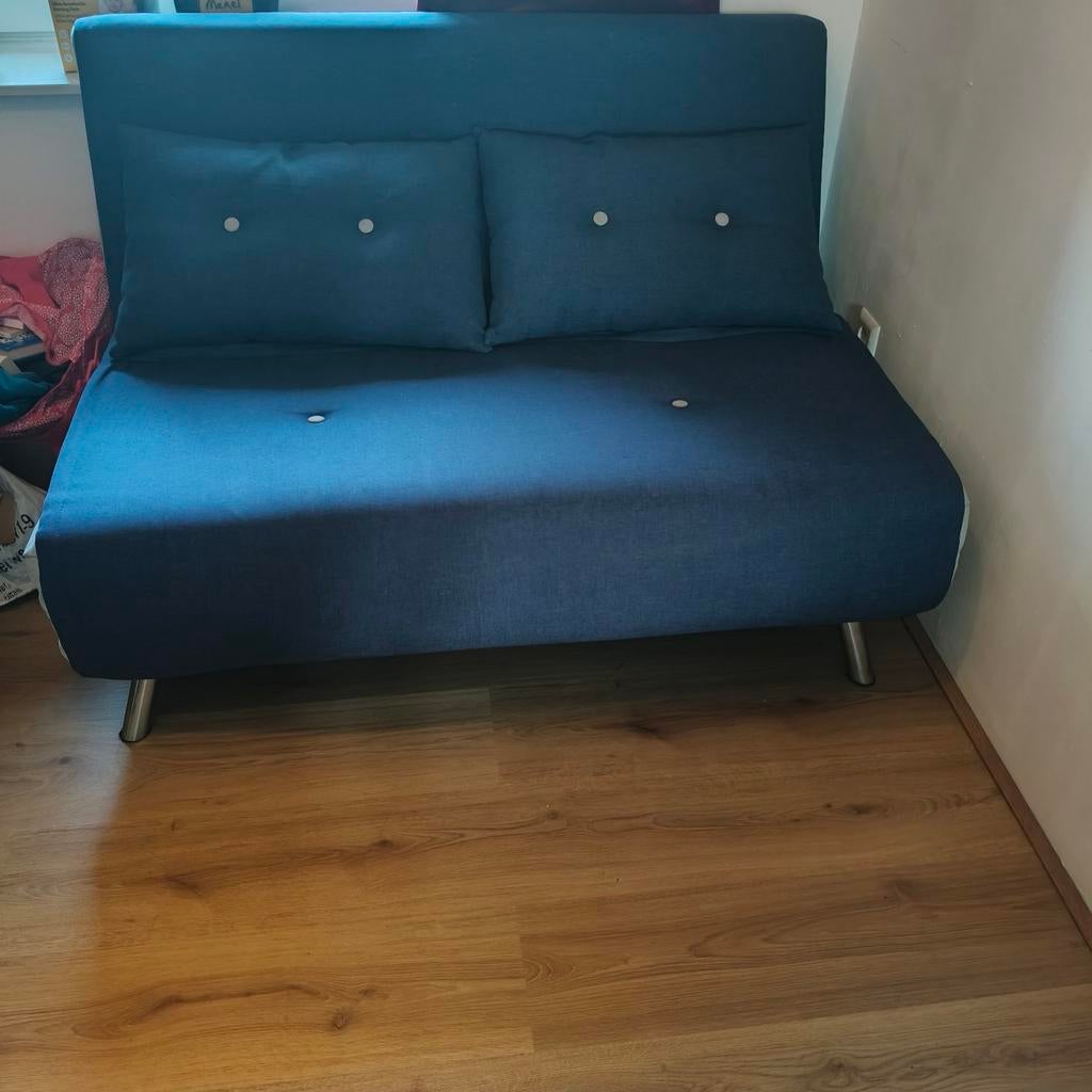 Slaapbank Maison du Monde, Ophalen, Zo goed als nieuw, Twijfelaar, 120 cm