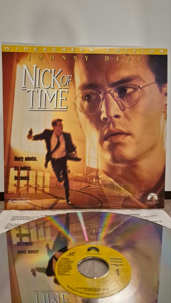 Nick of Time Ac-3 Laserdisc, Cd's en Dvd's, Vinyl | Filmmuziek en Soundtracks, Ophalen of Verzenden, 1990 - 1999, Zo goed als nieuw