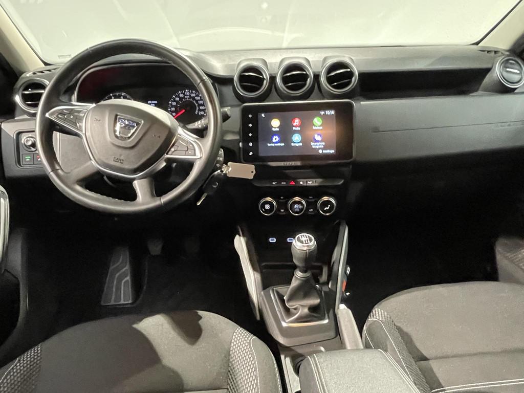 Dacia Duster 1.0 TCe Bi-Fuel Prestige | Achteruitrijcamera |, Auto's, Voorwielaandrijving, Gebruikt, Zwart, Origineel Nederlands