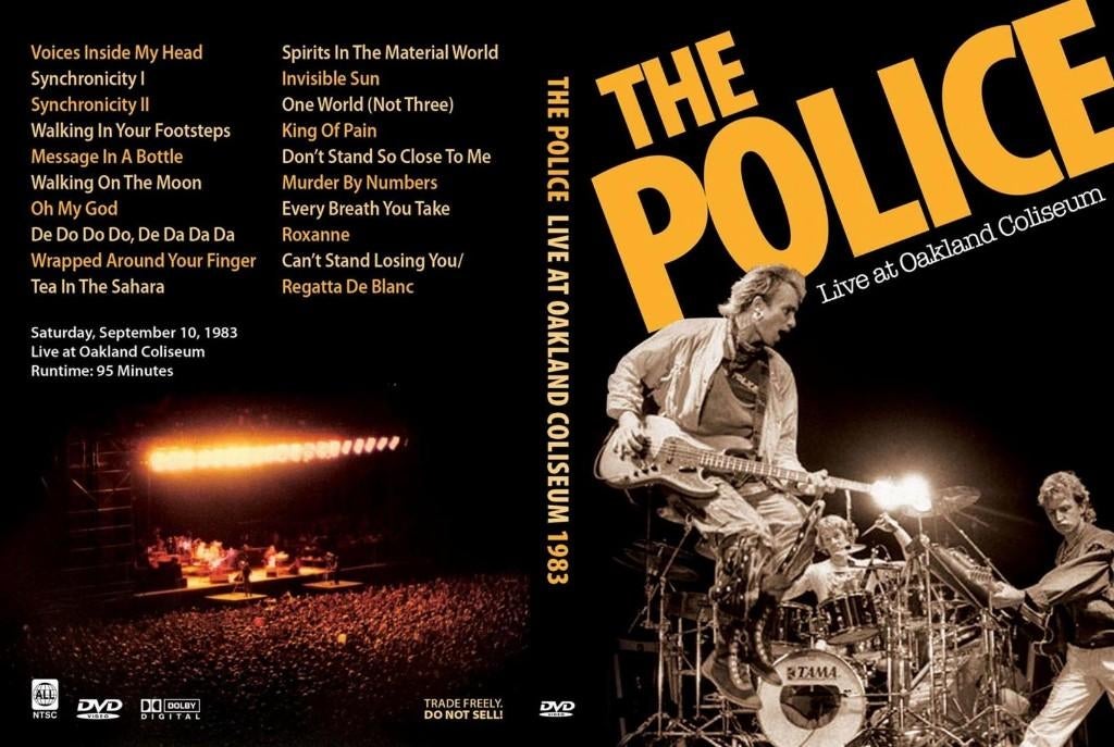 The Police live in Oakland 1983, Cd's en Dvd's, Dvd's | Muziek en Concerten, Nieuw in verpakking, Muziek en Concerten, Alle leeftijden