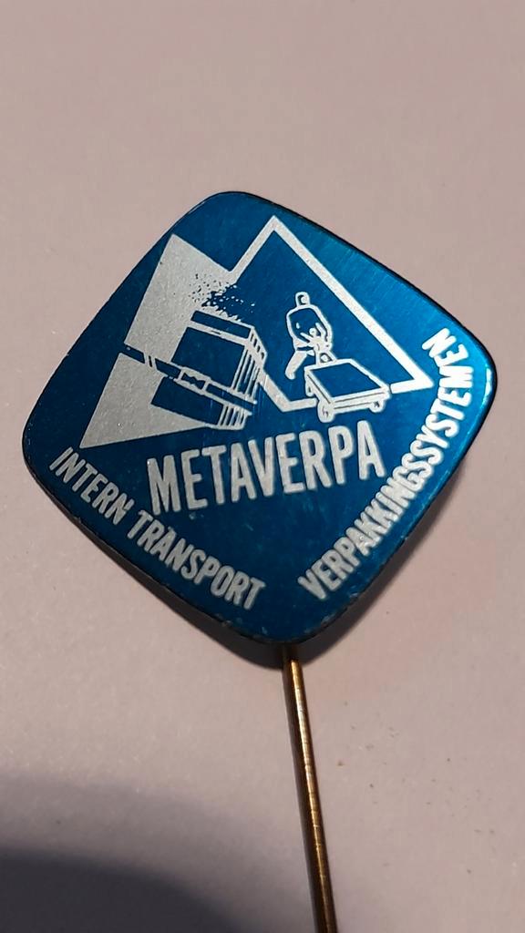Speldje Metaverpa Intern Transport Verpakkingssystemen, Verzamelen, Speldjes, Pins en Buttons, Gebruikt, Verzenden