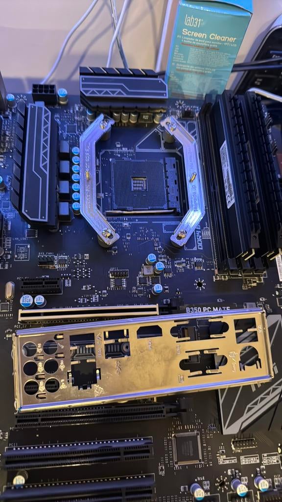 Msi b350pc mate met 32gb ram 3200, Ophalen of Verzenden, Zo goed als nieuw, DDR4