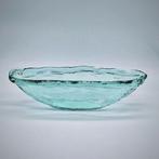 Spaanse Ovale Schaal van Gerecycled Glas, Antiek en Kunst, Ophalen of Verzenden