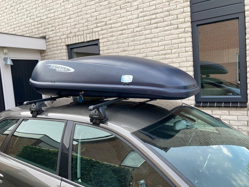 TE HUUR: Hapro Probox 455 L dakkoffer, Auto diversen, Dakkoffers, Gebruikt, Ophalen