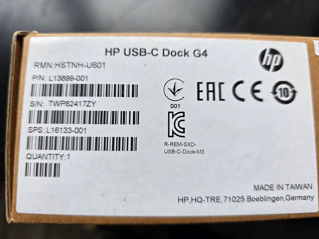 HP USB-C dockings, Computers en Software, Dockingstations, Ophalen, Hp, Laptop, Nieuw