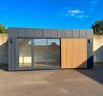 Geïsoleerd Tuinkantoor 6x3m – Tiny House - Praktijkruimte, C&G Prefabs B.V., 200 tot 400 cm, 3 ramen of meer, Verzenden