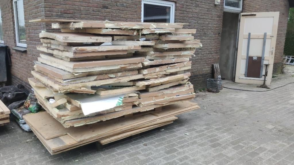 Kingspan isolatie plaat hardschuim en diverse, Ophalen, Dakisolatie, 4 tot 8 cm, Gebruikt