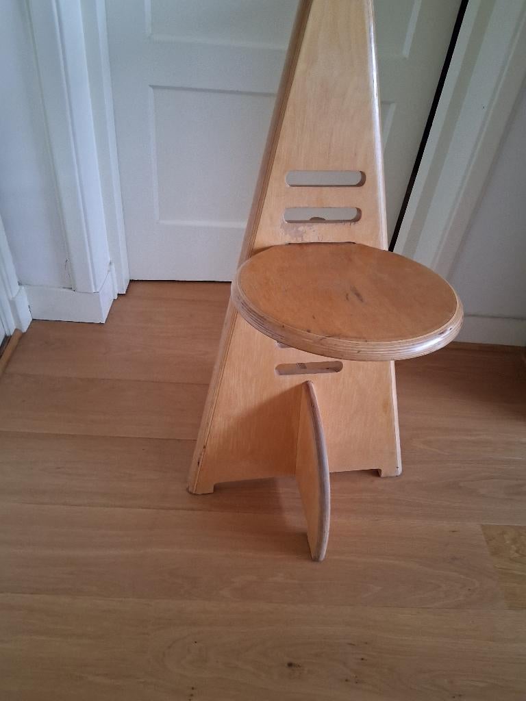 lundia verstelbare stoel, Ophalen, Gebruikt, Bruin, Eén