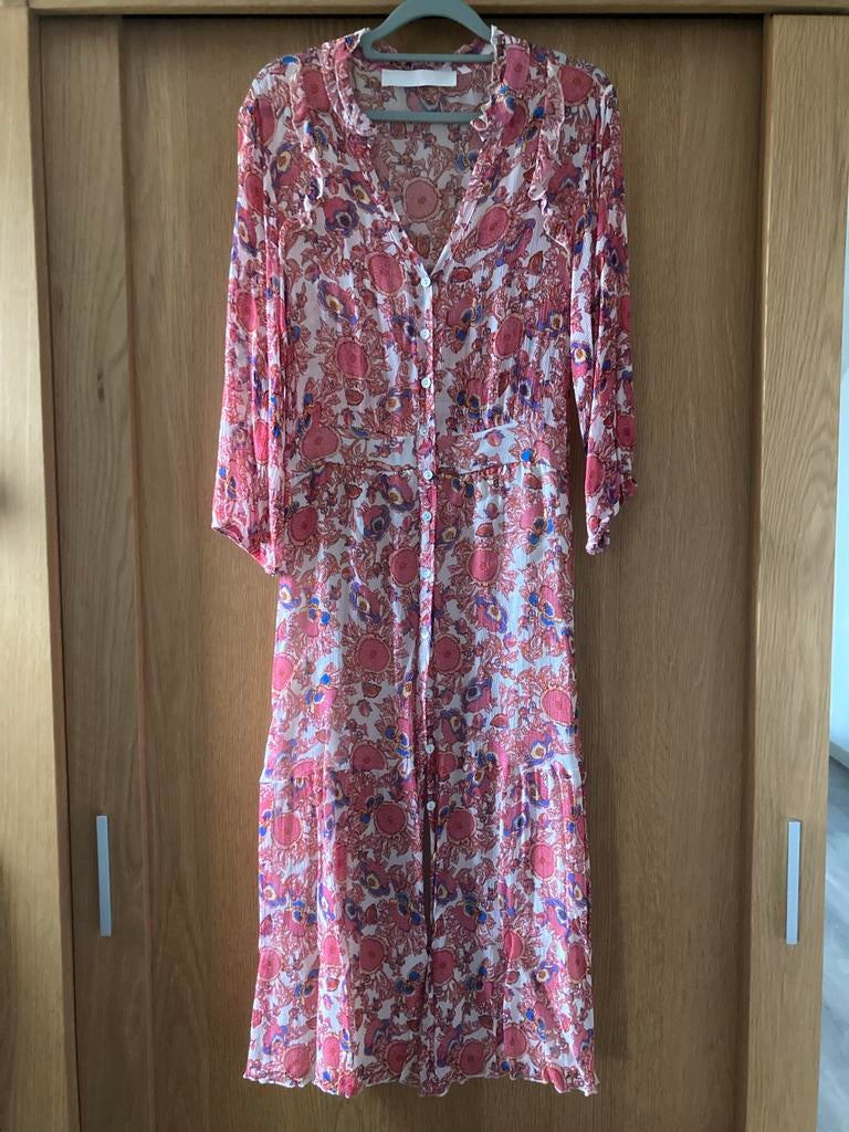 Nieuwe Sam Friday Zomerjurk met Bloemenprint - Maat M/L, Maat 38/40 (M), Nieuw, Ophalen of Verzenden, Roze