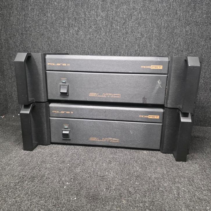 SUMO POLARIS II mosfet studio versterkers, Audio, Tv en Foto, Luidsprekers, Front, Rear of Stereo speakers, 120 watt of meer, Overige merken