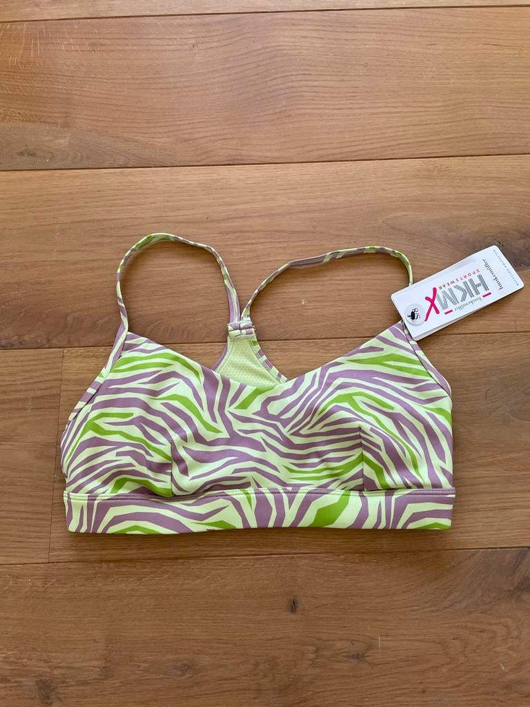HKMX Sport BH Zebraprint Maat S Nieuw, Kleding | Dames, Sportkleding, Paars, Nieuw, Ophalen of Verzenden, Fitness of Aerobics