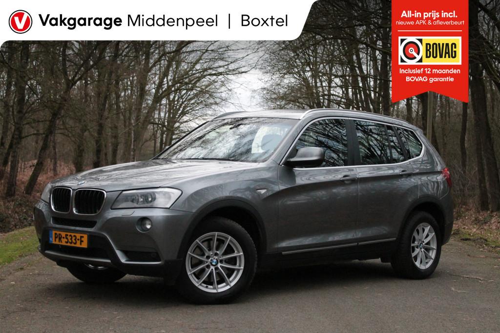 BMW X3 xDrive20i Executive | Camera | Verw. stoelen | Trekha, 12 maanden, Gebruikt, 4 cilinders, Leder en Stof
