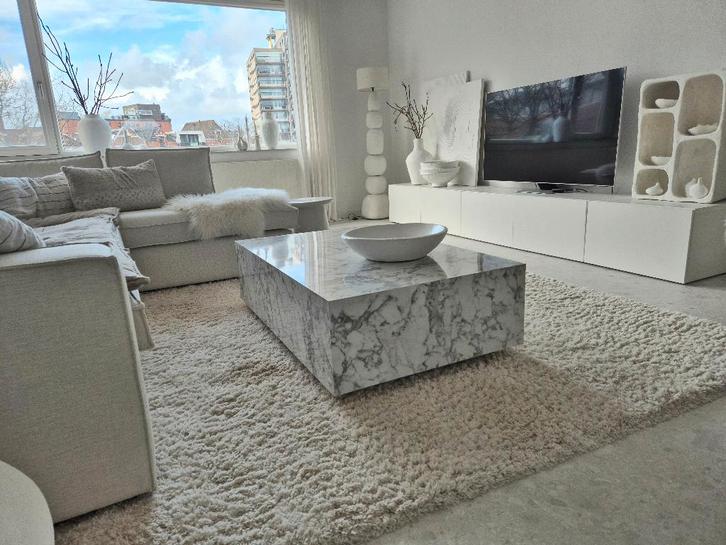 Westwing bloktafel blok salontafel Loods 5 VT Wonen Japandi, Huis en Inrichting, Tafels | Salontafels, Zo goed als nieuw, Minder dan 50 cm