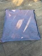 Grote grijze en  paarse zitzak, Huis en Inrichting, Zitzakken, Ophalen, Grijs