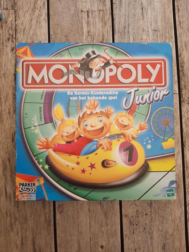 Monopoly junior, Hobby en Vrije tijd, Gezelschapsspellen | Bordspellen, Ophalen of Verzenden
